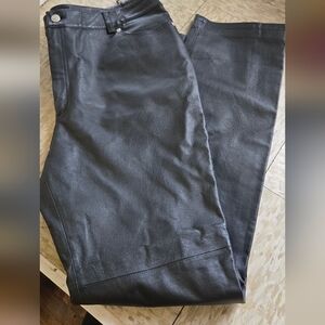 Leather Pants Newport News Women's Black Leather